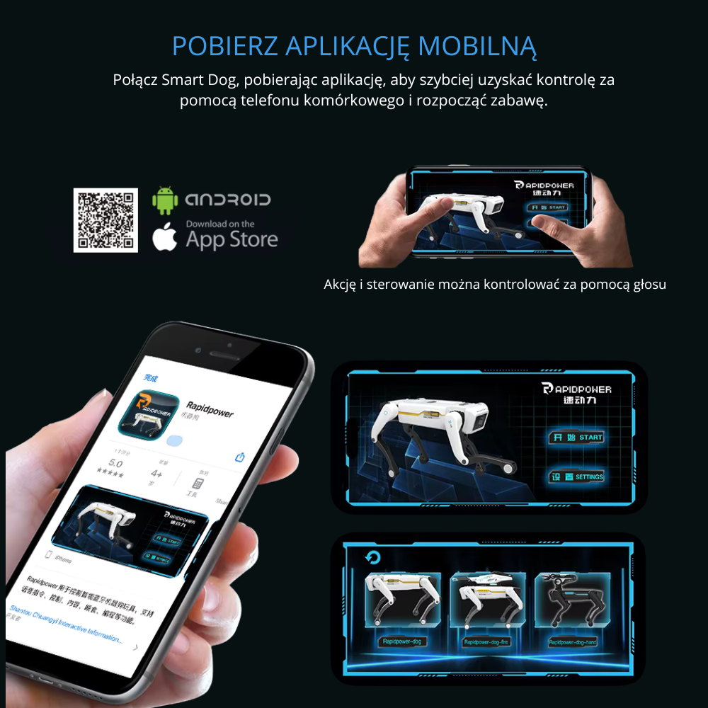 Smart Dog – Zdalnie Sterowany Pies Robot
