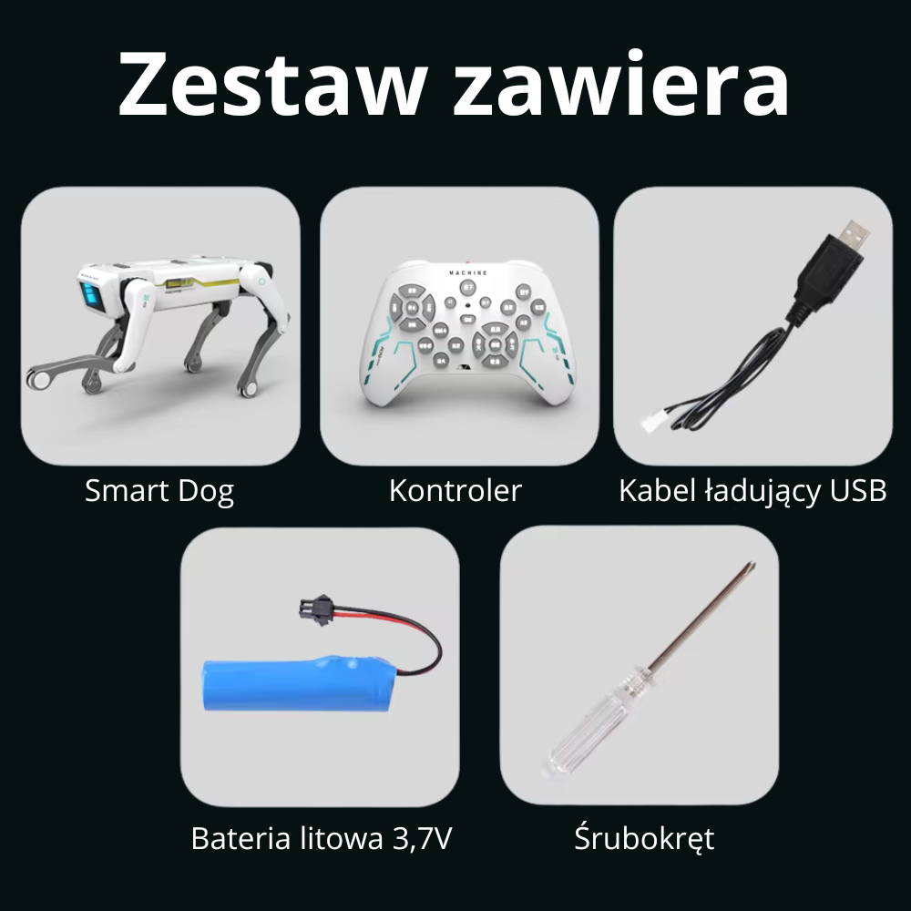 Smart Dog – Zdalnie Sterowany Pies Robot